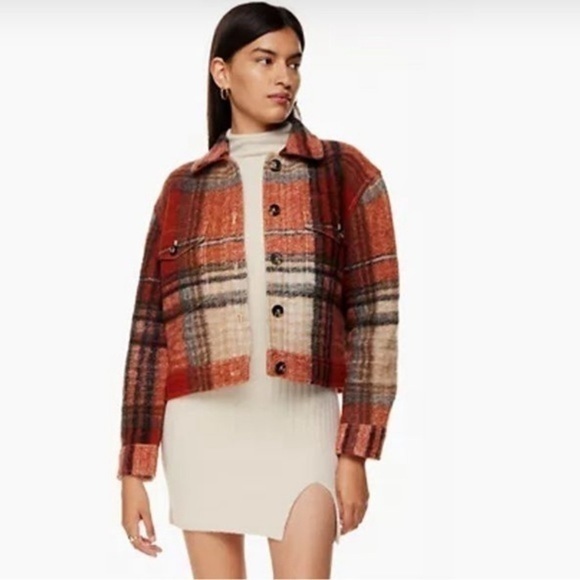 Aritzia Jackets & Blazers - Aritzia Wilfred Free Ganda Shirt Jacket L ❤️💋